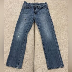 American Eagle Outfitters Women’s  Straight Leg Blue Denim Jeans #A1101